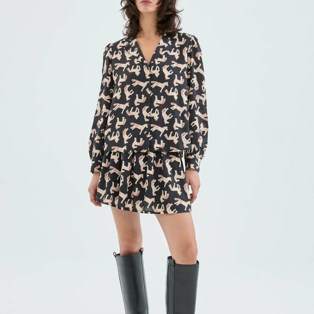 Novelty Horse Pattern COMPANIA FANTASTICA Dress Medium